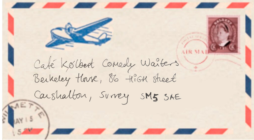 Letter to Café Kolbert Comedy Waiters